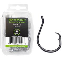 Heavyweight Circle Hooks, Octopus, Offset, Sharp for Trophy Catfish