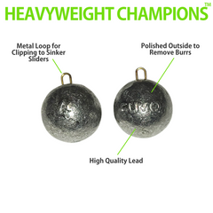 Cannonball Sinkers for Catfishing