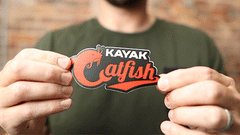 Kayak Catfish Durable Vinyl Decals
